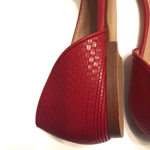 Zara Trafaluc Red D’Orsay Flat - Picture 7 of 8